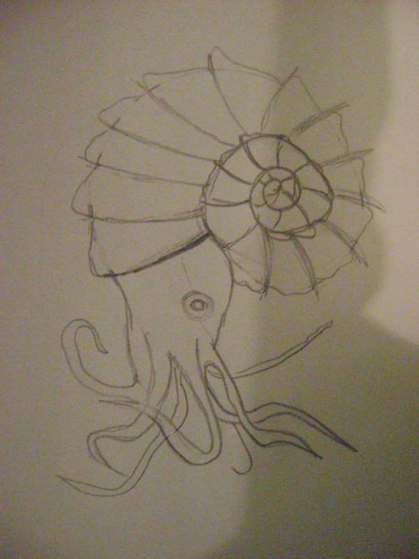 Creation of One Eyed Nautilus: Step 3